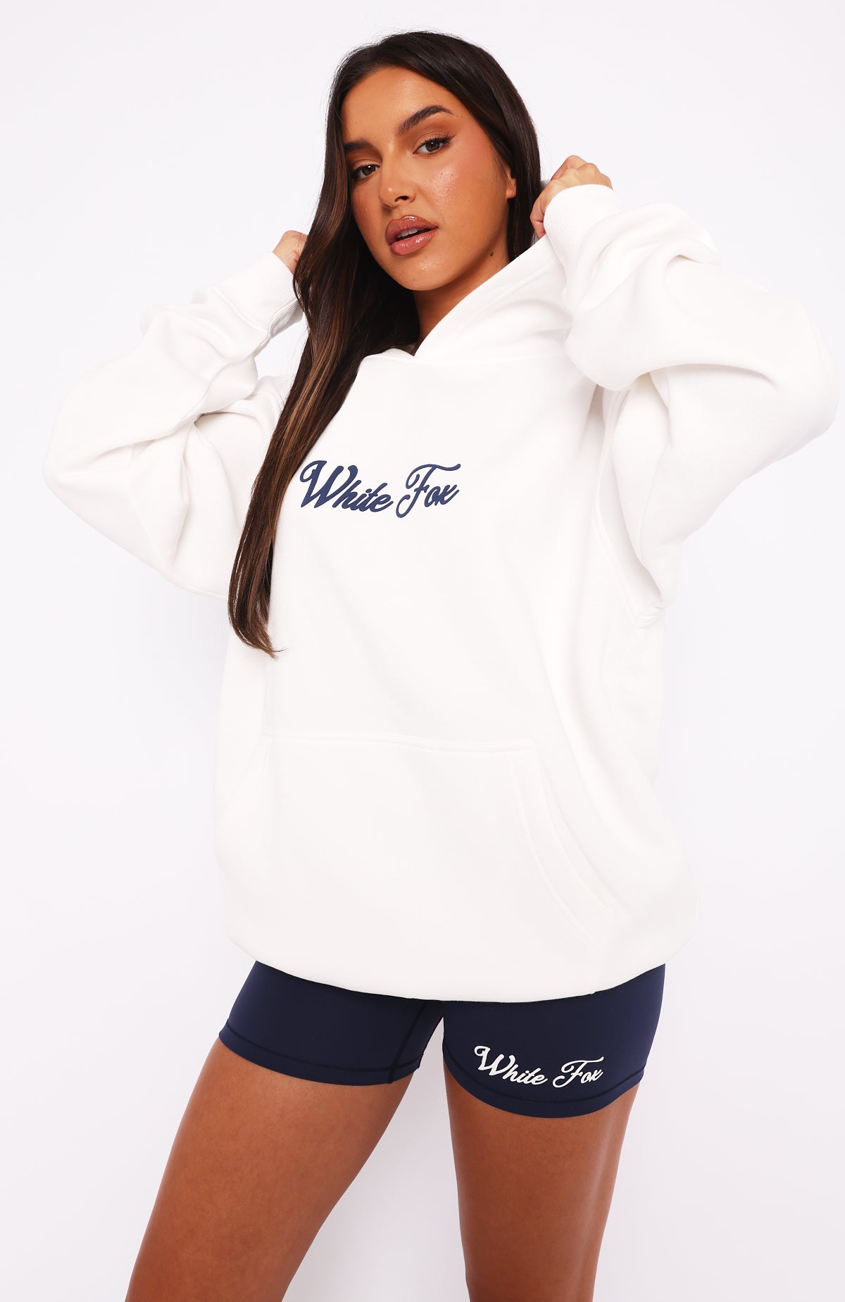 Season 7 Oversized Hoodie Snow - WHITE FOX