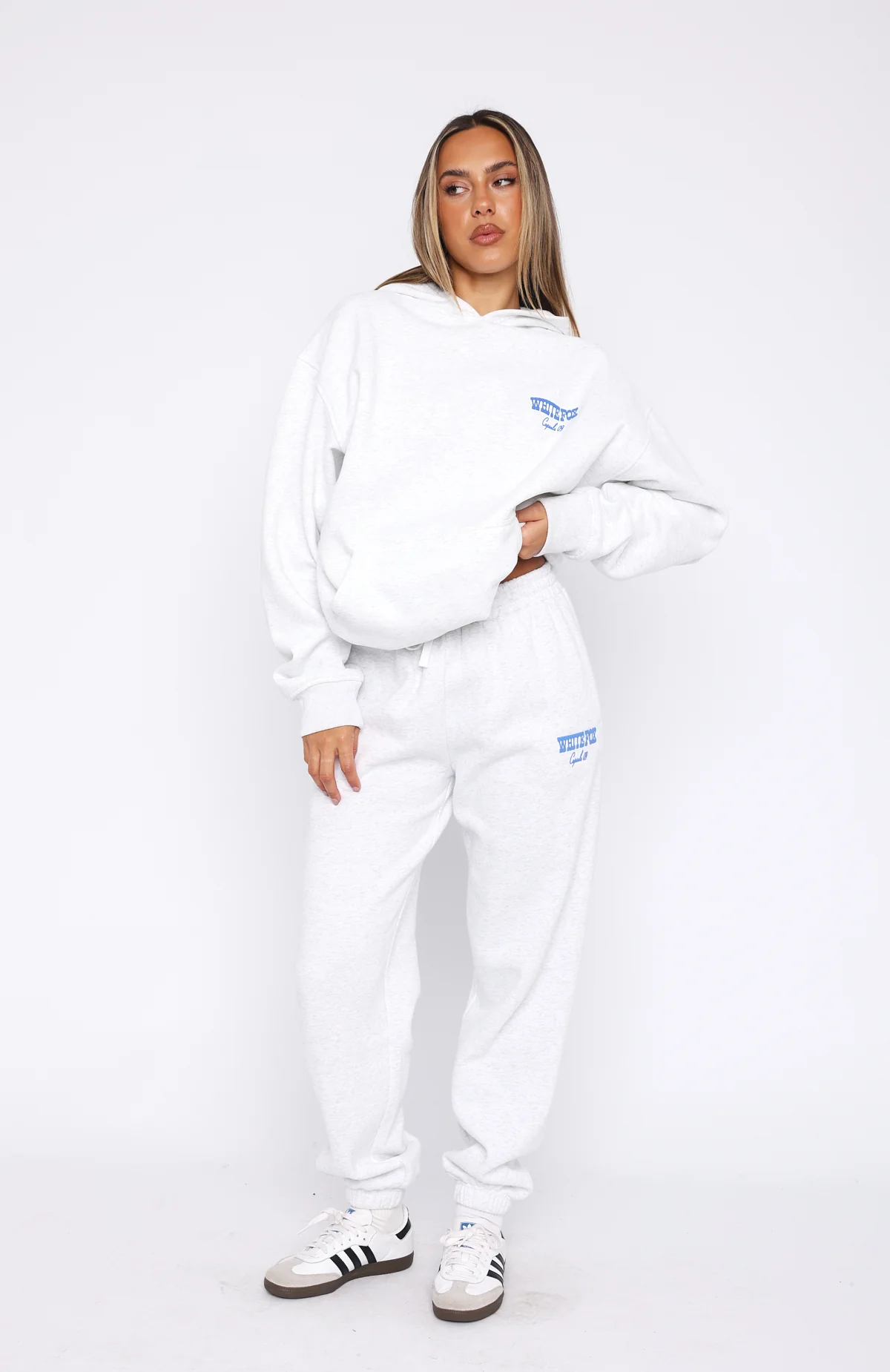 Capsule 9 Western Classic Sweatpants Grey Marle - WHITE FOX