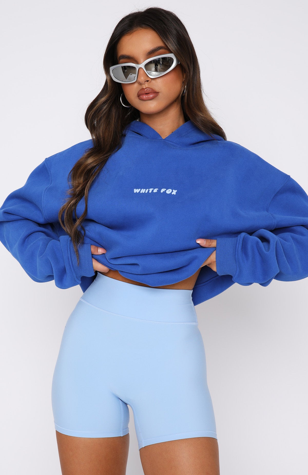 Leisure Series Oversized Hoodie Cobalt - WHITE FOX