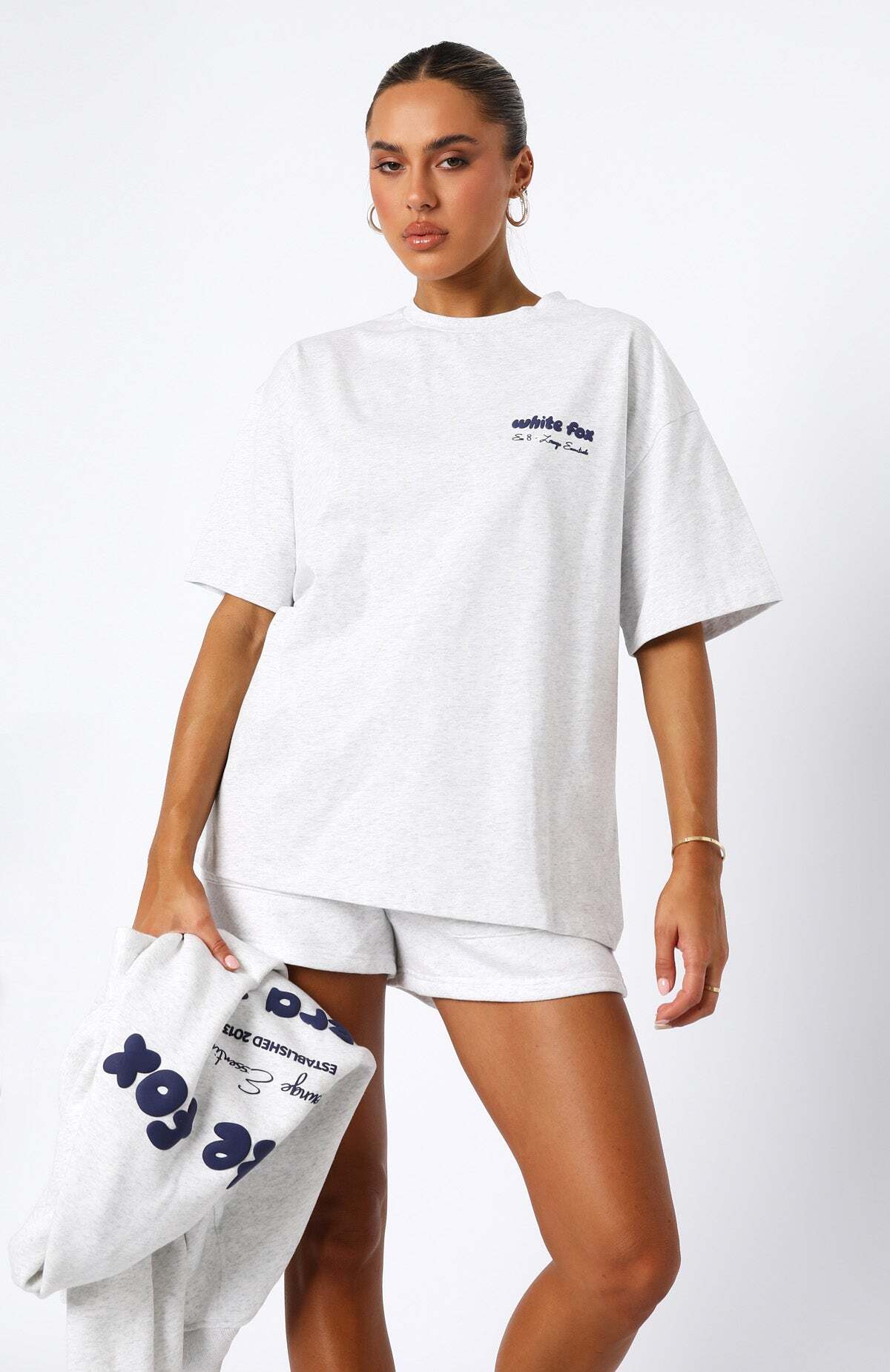 Era 8 Oversized Tee Galaxy - WHITE FOX