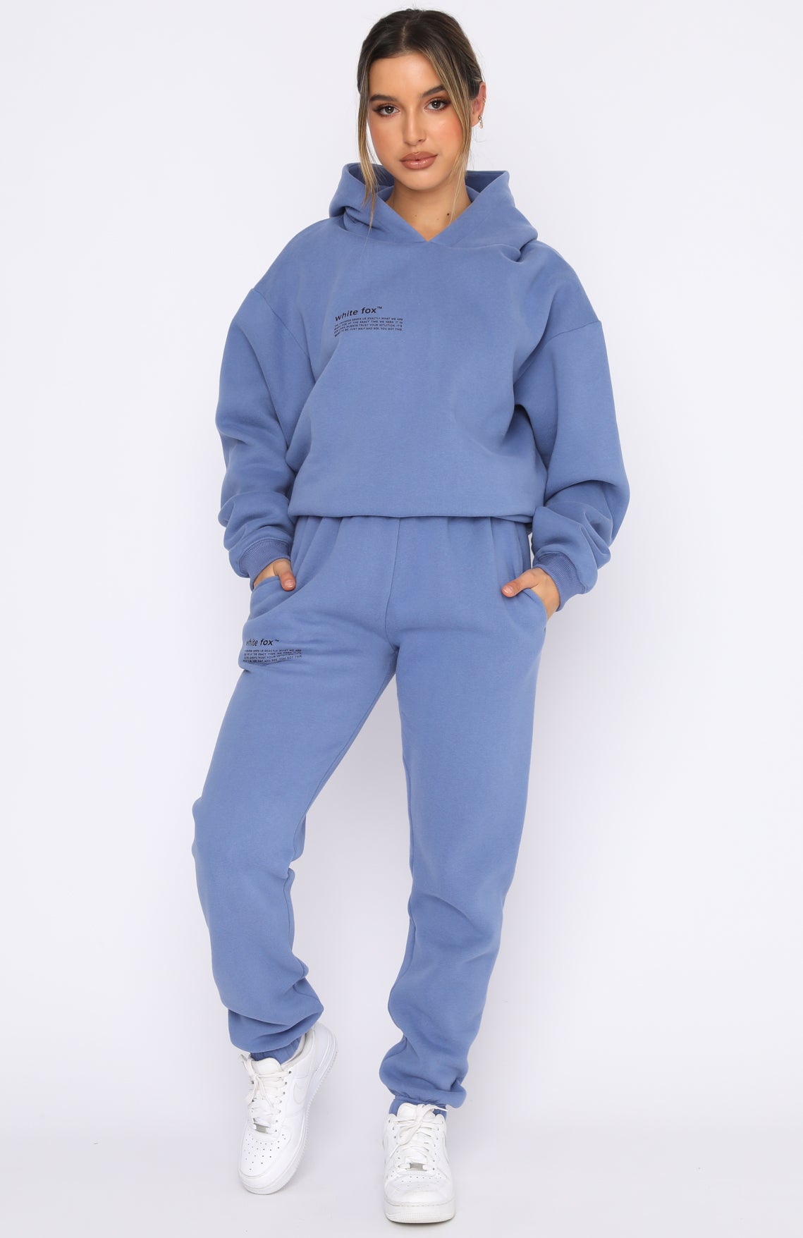 Do The Most Sweatpants Dusk Blue - WHITE FOX