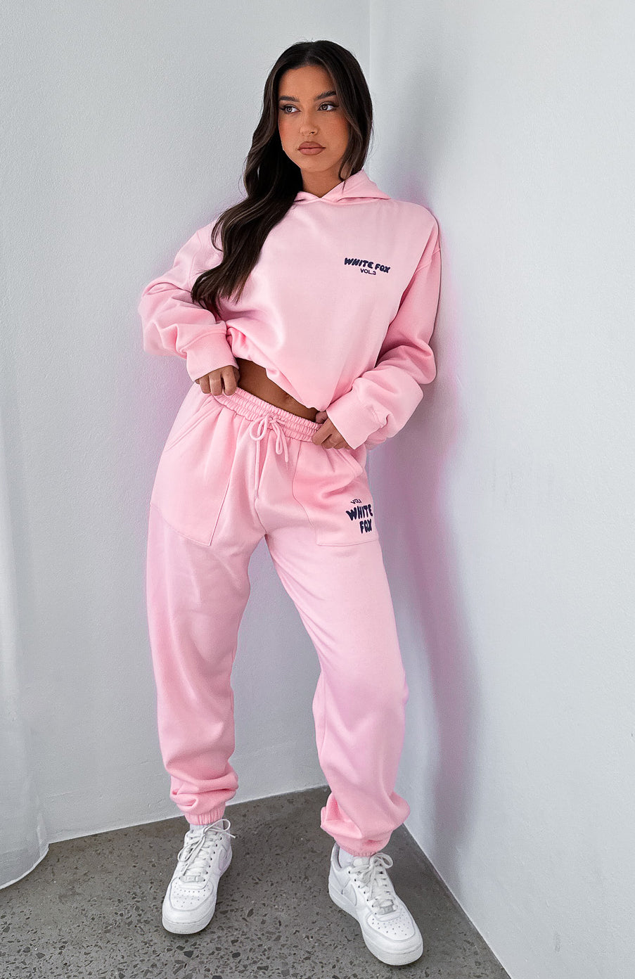 Offstage Sweatpants Posy Pink - WHITE FOX