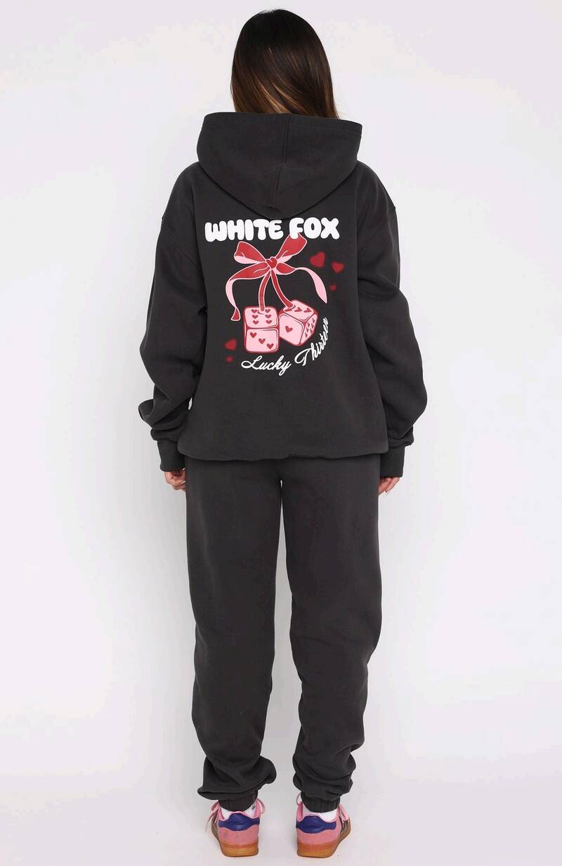 Lucky Thirteen Cheyenne Sweatpants Charcoal - WHITE FOX