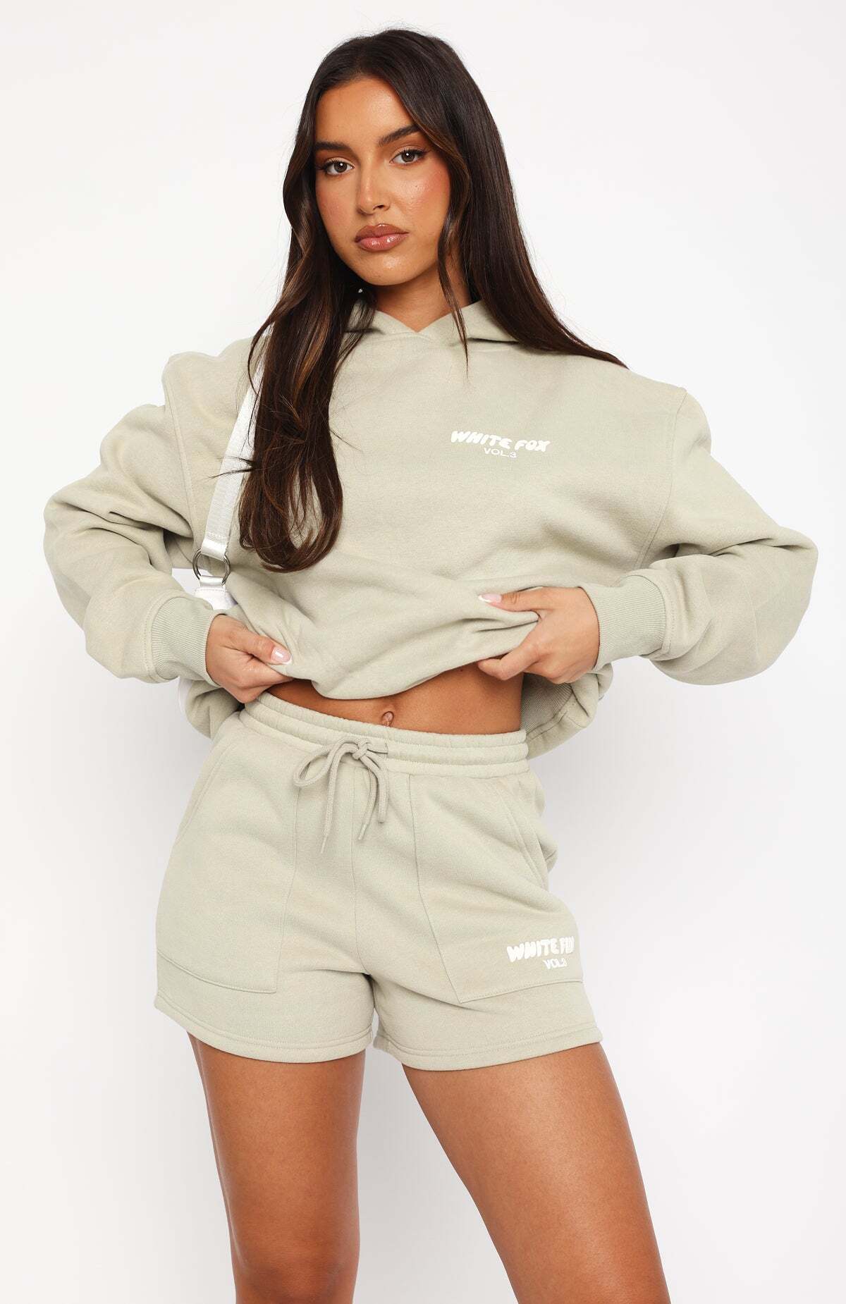 Offstage Lounge Shorts Moss - WHITE FOX