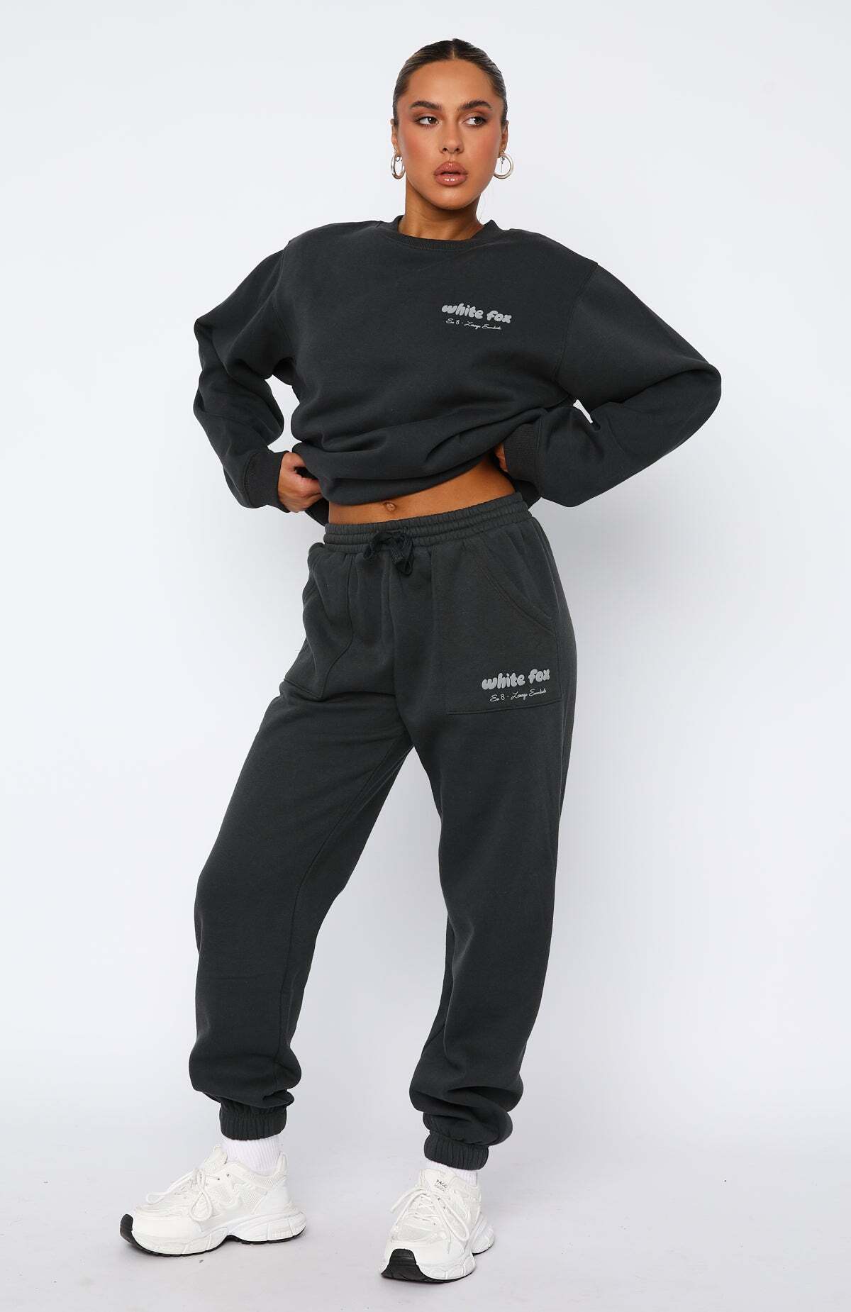 Era 8 Sweatpants Fossil - WHITE FOX