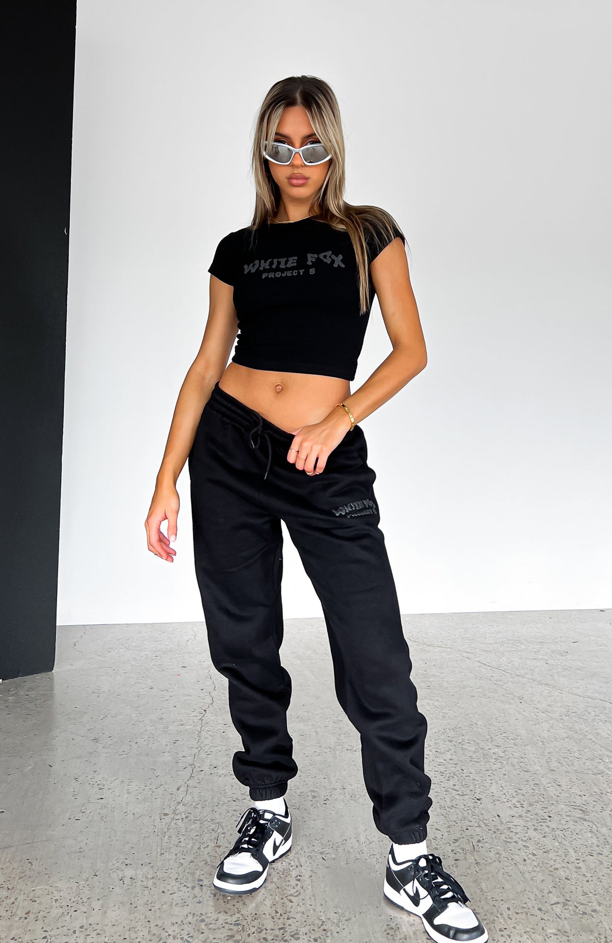 Project 5 Sweatpants Ink - WHITE FOX