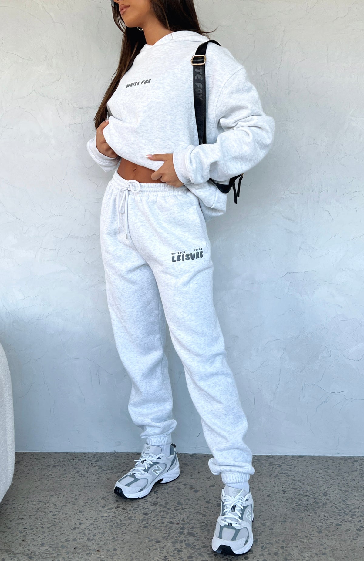 Leisure Series Sweatpants Glacier Grey - WHITE FOX