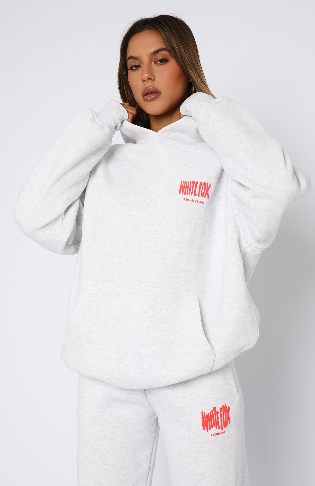 Archive 6.0 Oversized Hoodie Cloudburst - WHITE FOX