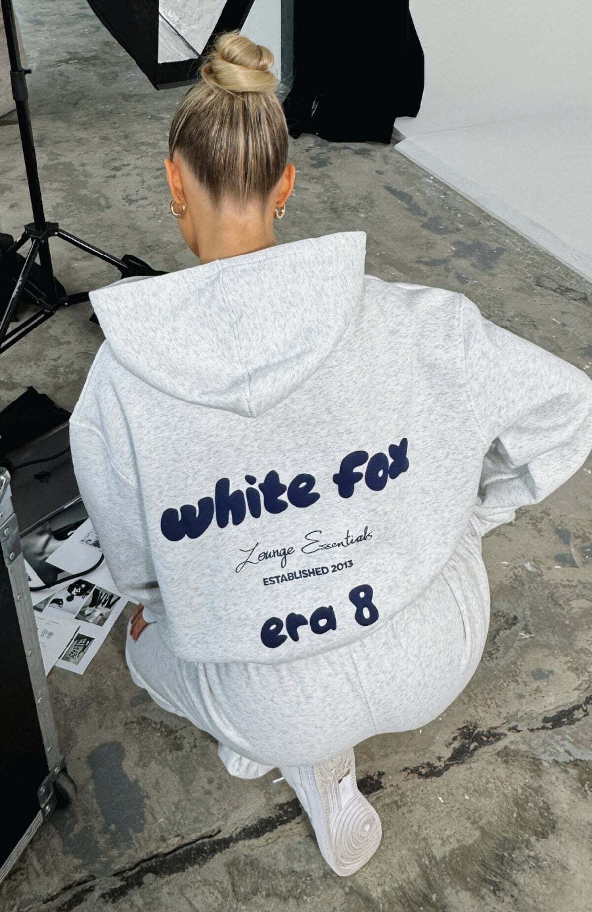 Era 8 Oversized Hoodie Galaxy - WHITE FOX