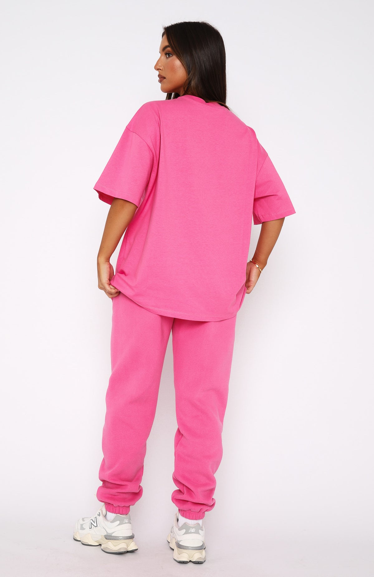 The Main Season Sweatpants Hot Pink - WHITE FOX