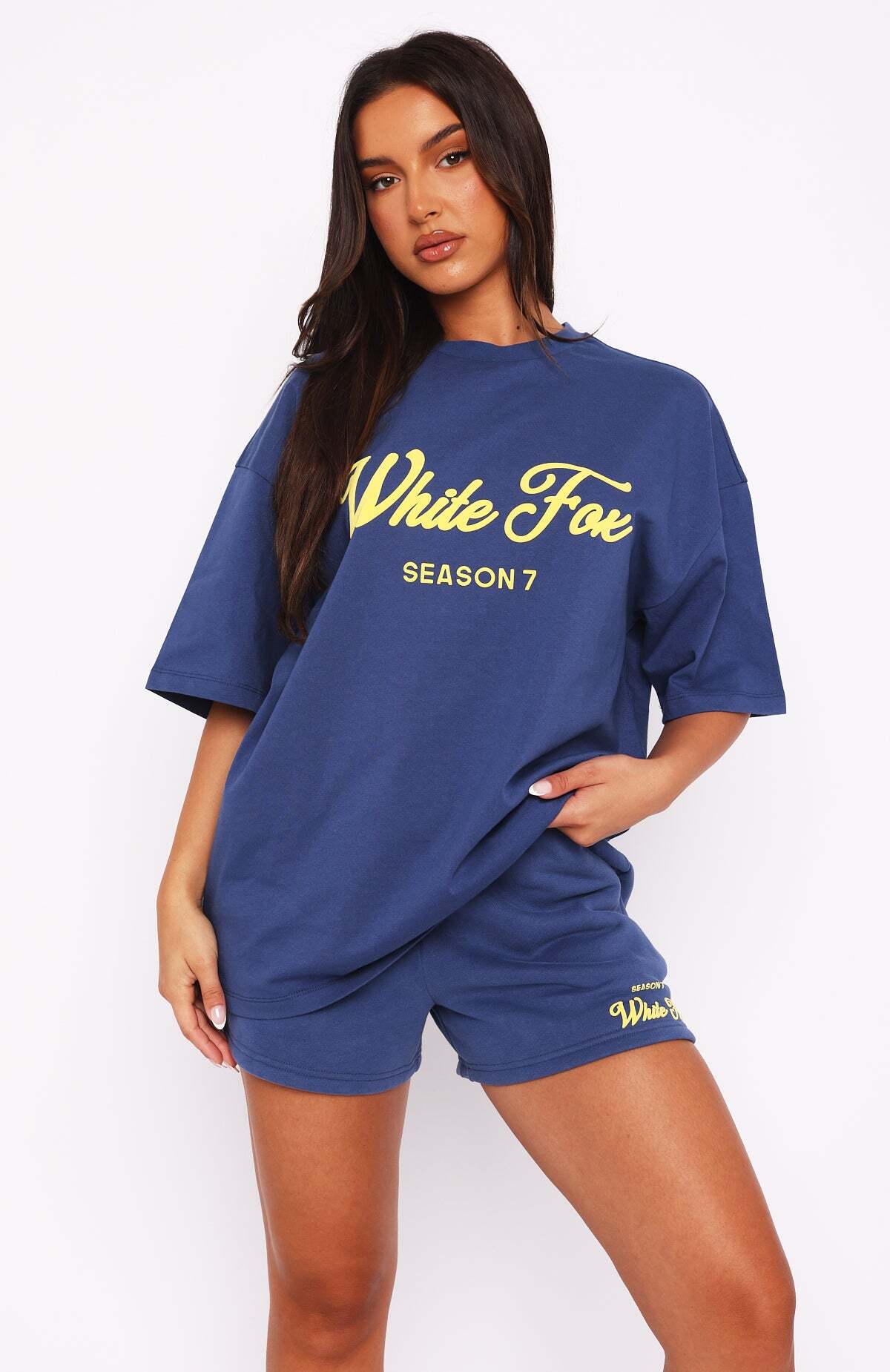 Season 7 Oversized Tee River - WHITE FOX