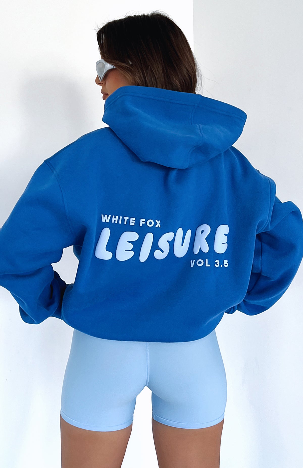 Leisure Series Oversized Hoodie Cobalt - WHITE FOX