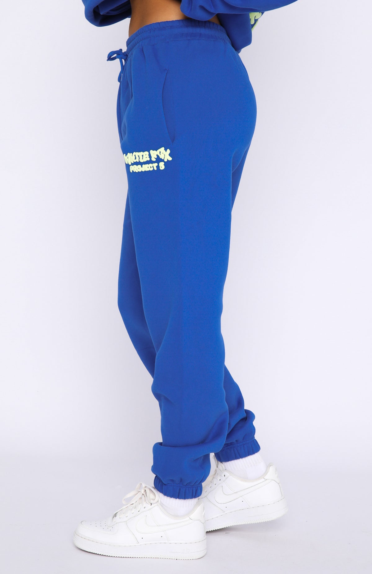 Project 5 Sweatpants Cobalt - WHITE FOX