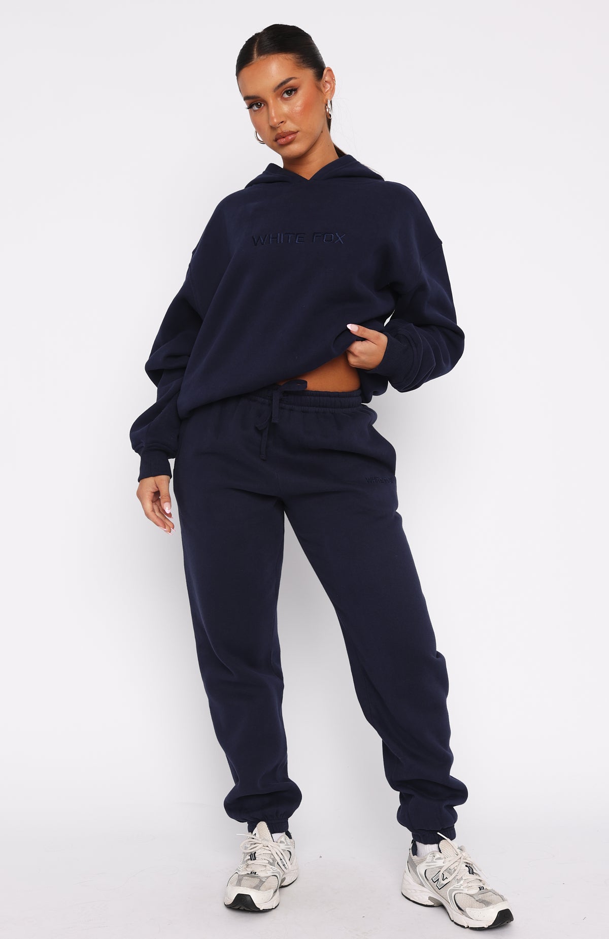 Stay Lifted Sweatpants Navy - WHITE FOX