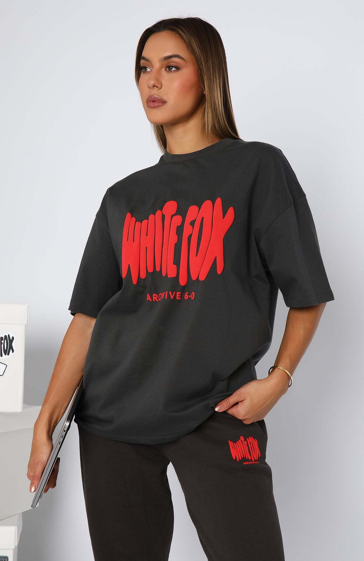 Archive 6.0 Oversized Tee Lava - WHITE FOX