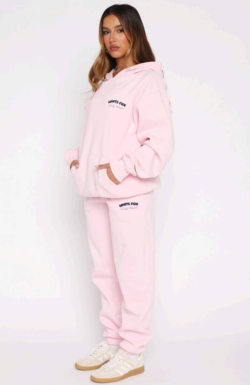 Lucky Thirteen Cheyenne Sweatpants Soft Pink - WHITE FOX