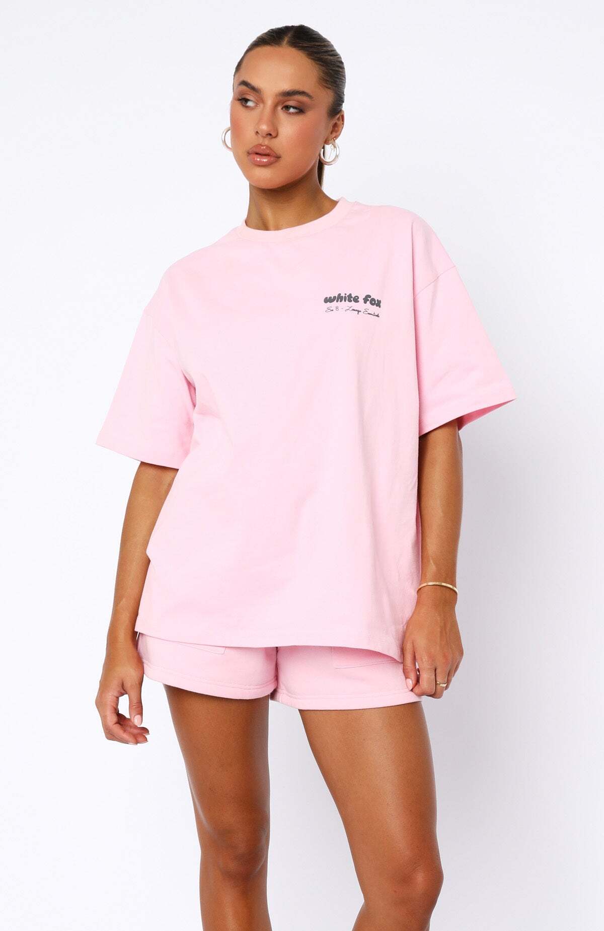Era 8 Oversized Tee Marshmallow - WHITE FOX
