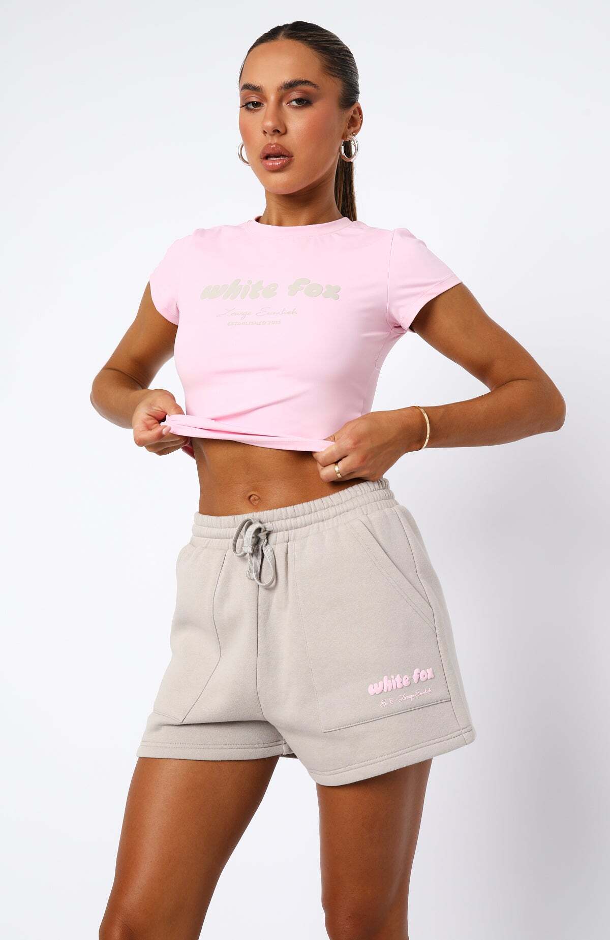 Era 8 Lounge Shorts Mooncake - WHITE FOX