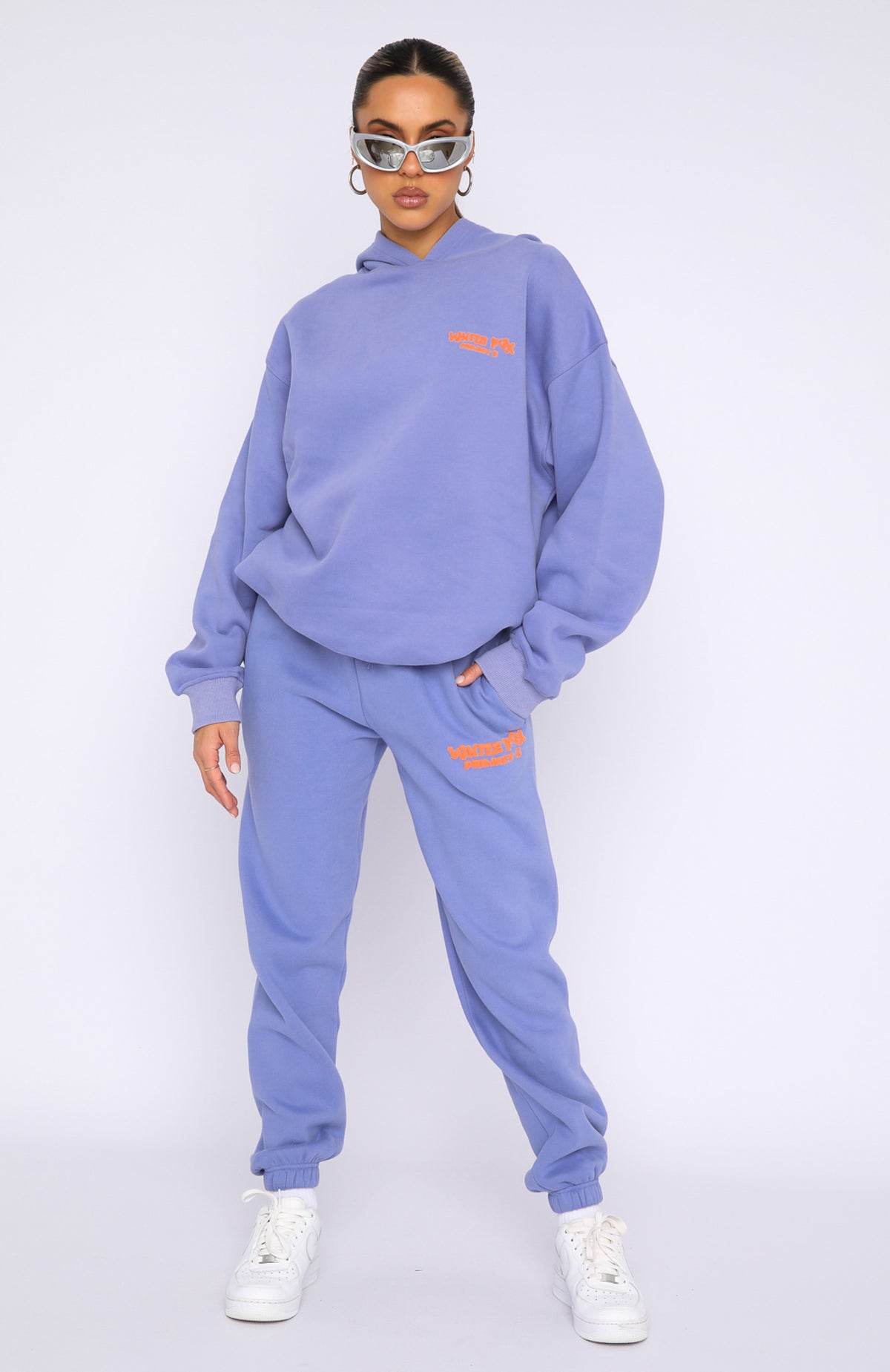 Project 5 Sweatpants Grape - WHITE FOX