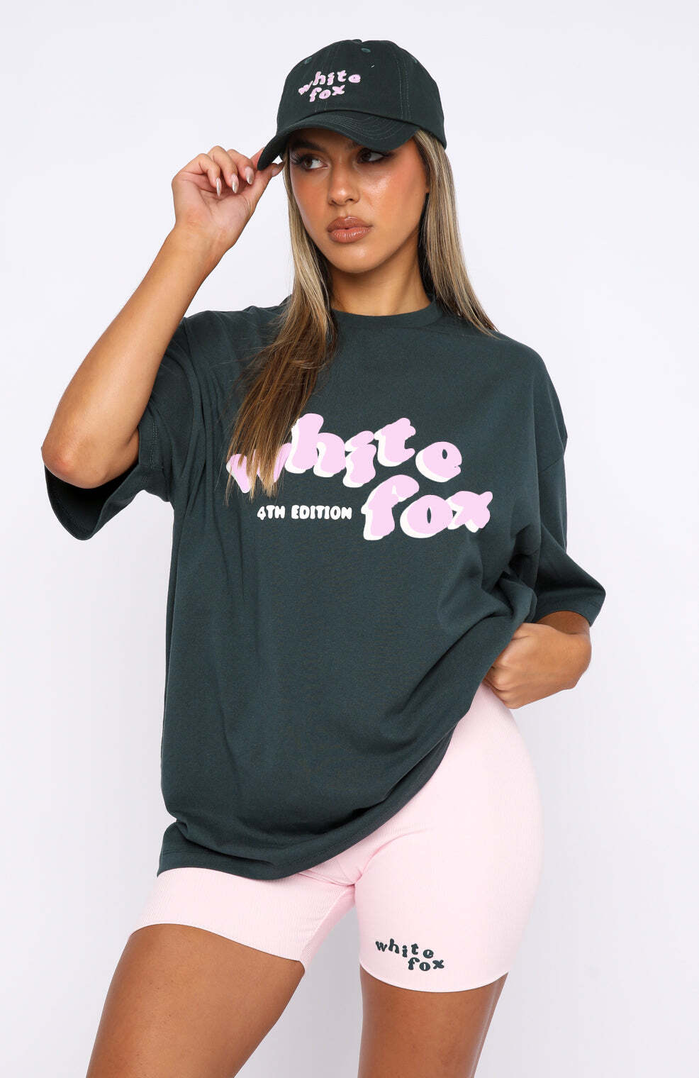 4th Edition Oversized Tee Clover - WHITE FOX