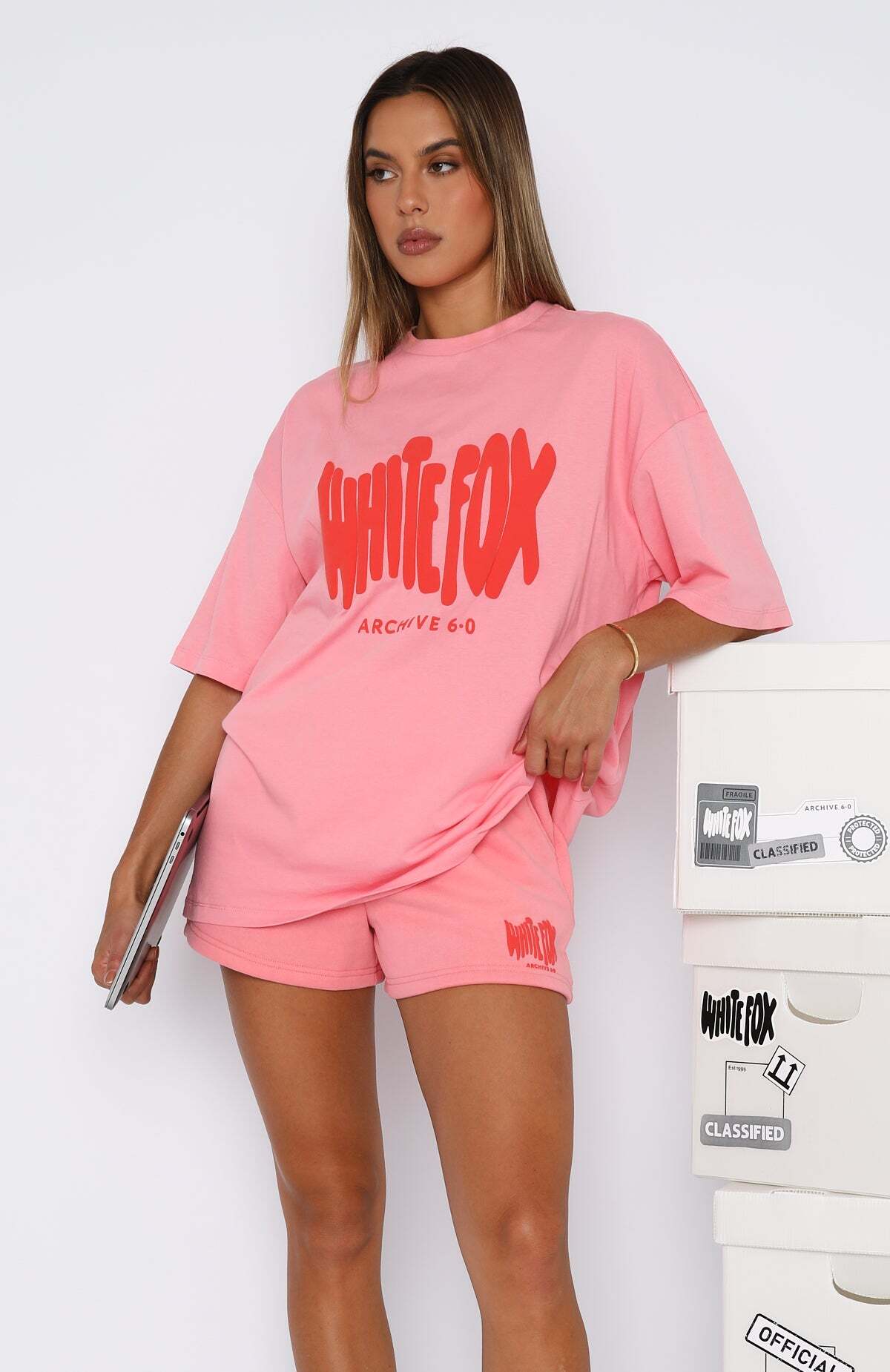 Archive 6.0 Oversized Tee Melon - WHITE FOX