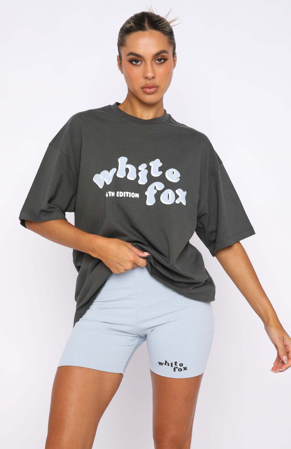 4th Edition Oversized Tee Storm - WHITE FOX