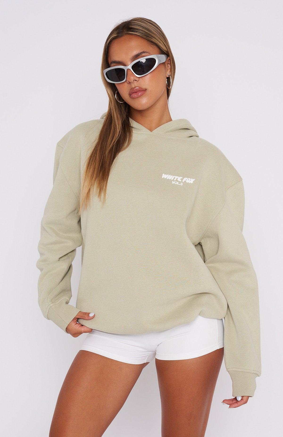 Offstage Hoodie Moss - WHITE FOX