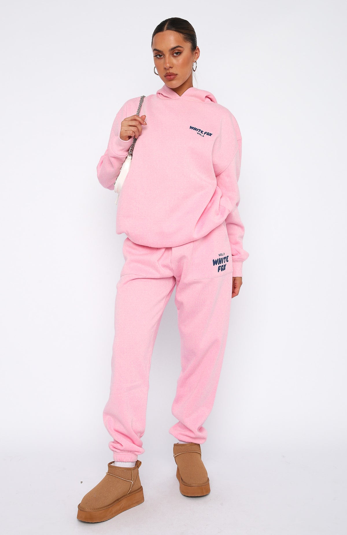 Offstage Sweatpants Posy Pink - WHITE FOX