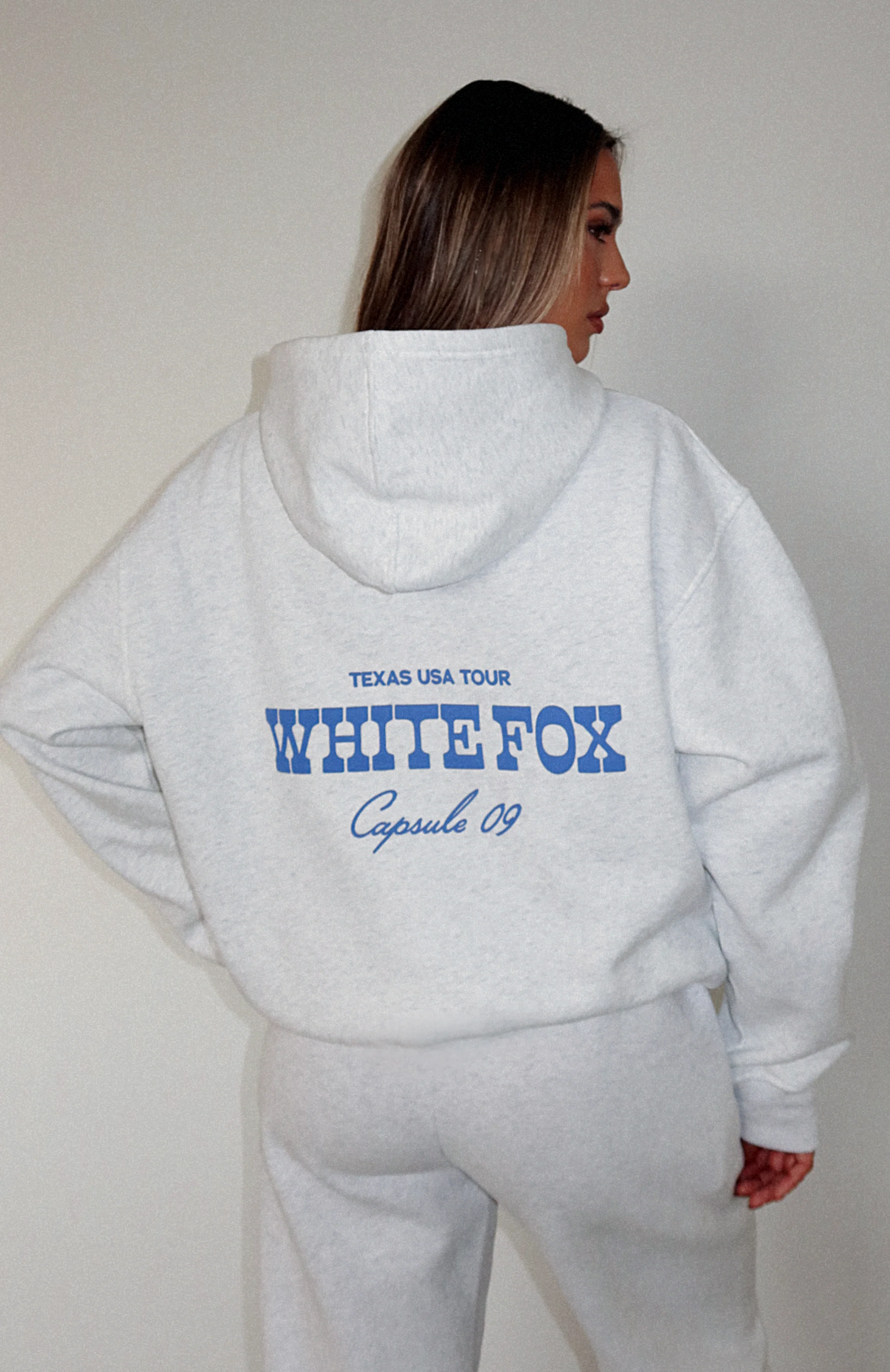 Capsule 9 Western Classic Oversized Hoodie Grey Marle - WHITE FOX